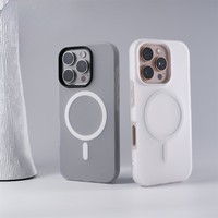 Étui de téléphone magnétique mat mignon pour iPhone 17 16 15 14 13 12 11 Pro Max Air luxe bonbons charge sans fil étui de protection souple