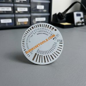 Tabla de Selección de Baterías Redondas de Hierro SUNTOOLS/STIPL Modelo 850A para Herramienta de Prueba de Joyería Serie CR - Product Image 5