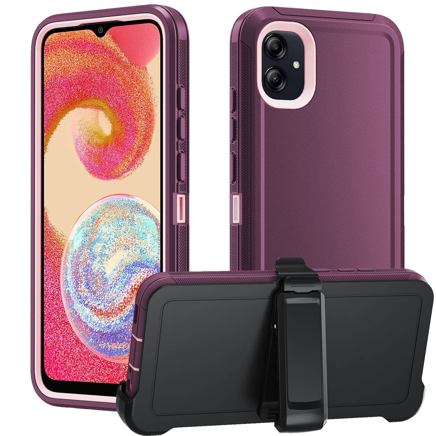 Vin rouge + rose clair