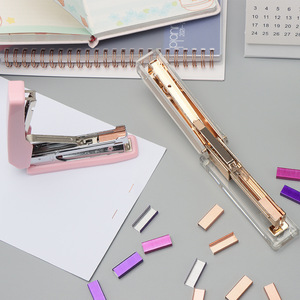 <span class=keywords><strong>Agrafeuse</strong></span> de bureau, agrafes de couleur métallique, agrafes manuelles, <span class=keywords><strong>recharge</strong></span> d'agrafes n°10, agrafes premium, mini agrafeuses - Product Image 3