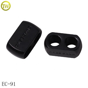 Wholesale Matte Black Jacket Drawstring <strong>Stopper</strong> <strong>Lock</strong>/wire Rope <strong>Stopper</strong>/<strong>draw</strong> Cord <strong>Stopper</strong> for Shoes - Product Image 1