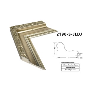 Sang Trọng Vàng Bạc Sơn Gắn Kết Khung Tường Bằng Gỗ Khung Cho Vải Khung Hình Gỗ Sơn Dầu - Product Image 5