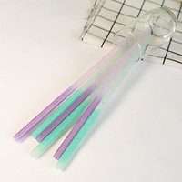 Pailles à paillettes à changement de couleur Pailles à paillettes pour gobelet de 30 oz 40 oz Pailles à changement de couleur personnalisées