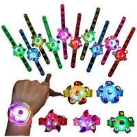 SCIONE Lot de 24 Bracelets LED en plastique écologiques pour enfants de 4 à 8 ans et de 8 à 12 ans – Idéal pour les anniversaires, les fêtes foraines et les cadeaux de sacs surprises