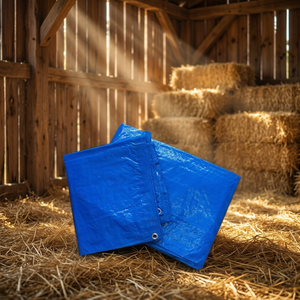 Woven coated PE tarpaulin sheet Heavy Duty Waterproof for Building Covering and Agriculture Applications - Product Image 2