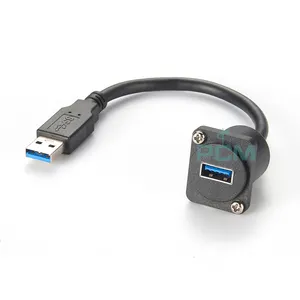 USB 3.0 Feedthrough 벌크 헤드 커넥터