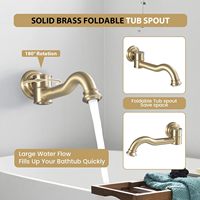 Système de douche à effet pluie avec douchette à main, robinet de douche moderne en or brossé, ensembles de robinets de douche, combinaison de robinets de douche, douche à pression en laiton