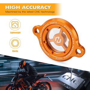 NICECNC Couvercle de filtre à huile moteur transparent pour KTM <span class=keywords><strong>DUKE</strong></span> <span class=keywords><strong>125</strong></span>/200/250/390 2016-2022 <span class=keywords><strong>2023</strong></span> - Product Image 4