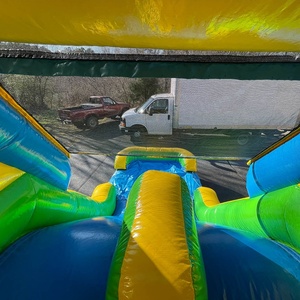 Toboggan aquatique gonflable commercial pour enfants, grande structure gonflable abordable, château gonflable roulant à vendre - Product Image 4