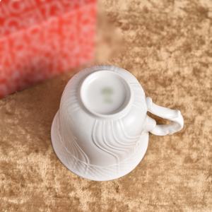 Mug à café en céramique européenne, technique de gravure, pour le thé de l'après-midi, mug de bureau, compatible lave-vaisselle et micro-ondes, cadeau - Product Image 3