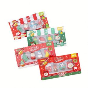 Borrador de Lápiz Creativo con Diseño de Dibujos Animados X920, Material Escolar, Regalos Promocionales de Navidad y Año Nuevo - Product Image 3