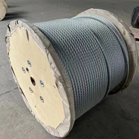 Kabel Baja Galvanis 6x7-FC Diameter Tipis Penghalang Anti-Drone untuk Sistem Penangkapan UAV ke Rusia