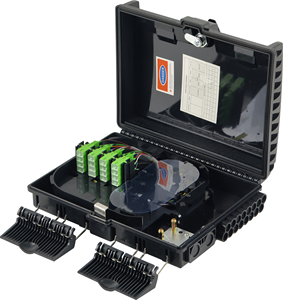 Boîtier de distribution de fibre FTTH 16 cœurs boîtier de répartiteur optique étanche noir blanc <span class=keywords><strong>adaptateur</strong></span> SC LC mural/monté sur poteau - Product Image 5