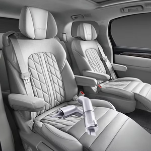 Aspirateur de voiture portable avec moteur sans balais haute vitesse, fonction de nettoyage à sec, alimentation par batterie, sans sac, pour usage domestique - Product Image 1