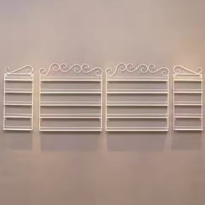 2025 Daisy 5-layer Hanging <b>Nail</b> Polish Wall Bracket Ultimate Wrought Iron Metal Display Gold - Product Image 5