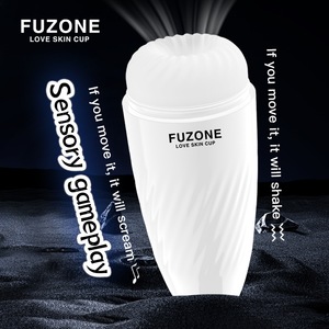 Masturbatore con Vibrazione Sensoriale e Pronuncia, Ricarica USB, Realistico, per Adulti, Impermeabile IPX7, Direttamente dalla Fabbrica - Product Image 2