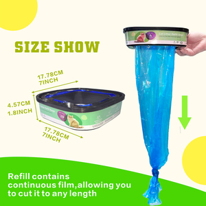LD Brand <b>Cat</b> Litter Pail Refill HDPE Material Compatible with Genie & Automatic Litter <b>Boxes</b> All-Season 55-60g - Product Image 3
