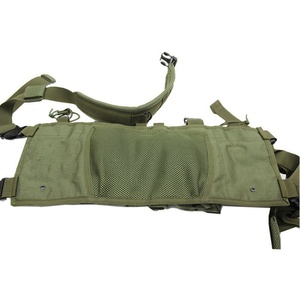 Chaleco Táctico de Entrenamiento Verde Oliva Personalizable al por Mayor Directo de Fábrica con Bolsillos Modulares - Product Image 3