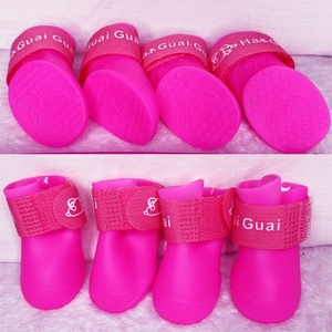 Suministros para mascotas 2024, zapatos antideslizantes para <span class=keywords><strong>botas</strong></span> para perro, <span class=keywords><strong>botas</strong></span> para cachorros y gatos, zapatos impermeables de silicona para perros al aire libre - Product Image 3