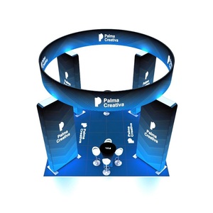 Nouvelle conception de stand d'exposition, impression personnalisée, promotion, stand d'exposition en aluminium pour salons professionnels, murs d'arrière-plan publicitaires - Product Image 6