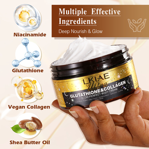 Crema Corporal Vegana de 200 ml de Marca Privada OEM, Hidratación Duradera, Manteca de Karité, Niacinamida, Elimina las Imperfecciones, Unifica el Tono de <span class=keywords><strong>la</strong></span> Piel - Product Image 4
