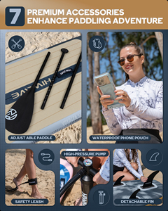 High Quality OEM 11'6''x35''x6'' Inflatable SUP Stand up Paddle Board Wholesale Surfboard Isup Paddleboard HW16/3 Inflatable Des - Product Image 6