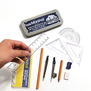 Hot Sale 13PCS <b>Office</b> School Math Set with Eraser Pencil Metal Divider Compass Set for <b>Drawing</b> Circle with Custom Logo - Product Image 6