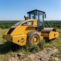 Compacteur vibrant Caterpillar S683E d'occasion, monocylindre, moteur diesel, 18-20 tonnes, modèle 2023, 332KN, Exciting 30%