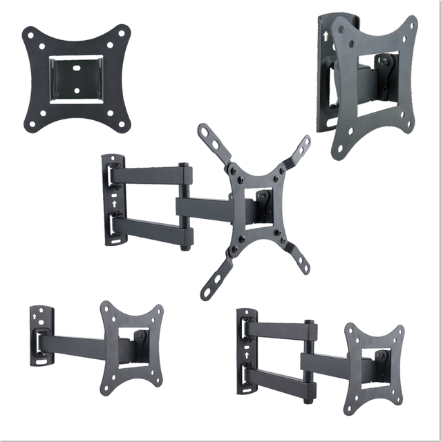 Swivel Articulating Tv Wall Mount Tilt Television Wall Bracket TV Mount for 14" to 32" Inch TV Mount up to VESA 100x100MM