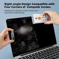 Kit de nettoyage pour clavier d'ordinateur portable - Outil multifonction tout-en-un avec brosse 100% acrylique résistante à l'abrasion pour écran de PC et caméra