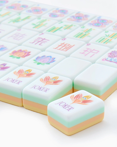 Juego de Mahjong Sorbet, Fichas Acrílicas de Cuatro Capas de Color Amarillo Claro para Amigos del Mahjong Americano, Personalizado para Fiestas, Venta al por Mayor y al Detal - Product Image 2