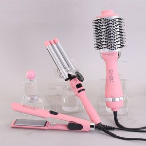<span class=keywords><strong>ENZO</strong></span> EN-5611 Kit di Styling per Salone di Bellezza 4 in 1: Piastra per Capelli, Ferro Arricciacapelli a Tre Bacchette, Spazzola Asciugacapelli ad Aria Calda Tutto in Uno - Product Image 6