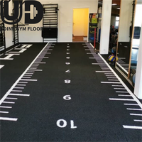 UDINE Gym Piste de glisse sur gazon synthétique personnalisée pour entraînement de vitesse en salle, Vente en gros, Fabricant OEM, En vrac