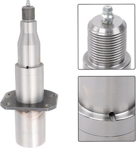 Nouveau moyeu de remorque de remplacement/réparation de 6 pouces sur 5,5 pouces et broche ronde à bride de 42 mm, compatible avec l'axe de remorque de 6 000 lb - Product Image 5