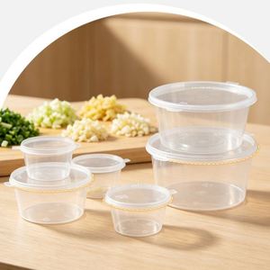 Contenedor Desechable de PP Transparente, Taza Pequeña para Salsas, Logotipo Personalizado OEM, Muestra Gratuita Disponible, MOQ Bajo de 500 Piezas - Product Image 2
