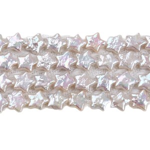 Cadena de Perlas de Agua Dulce Naturales de 12 mm, Color Gris Plateado, Estilo Barroco, Mariposa, Brillantes, 40 cm, Perlas Sueltas Irregulares - Product Image 4