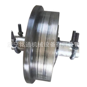 Rueda giratoria tipo V de acero forjado a medida, resistente al desgaste, para equipos de industria pesada - Product Image 5