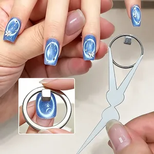 Black Hole Shape Cat Eye <b>Nail</b> Art Magnet Suck Hollow Cat Eye <b>Nail</b> Art Effect Magnet Ring for Magnetic Gel Polish Manicure <b>Tools</b> - Product Image 1