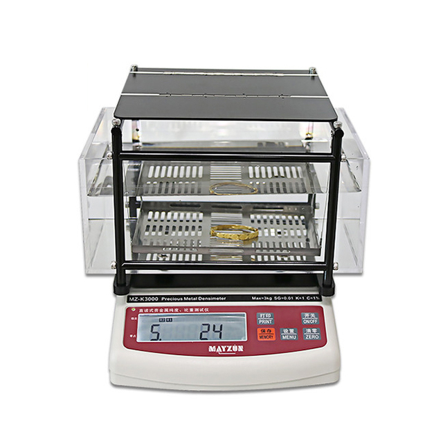 Manufacturer Digital Gold Tester 3000g/0.01g Jewelry Precious Metal Gold Karat Electronic Gold Purity Tester  Machine