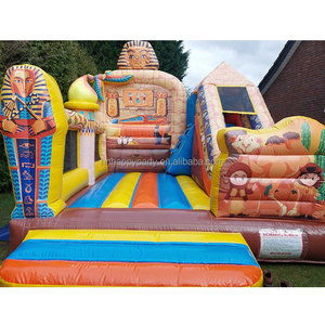 फिरौन हुपफबर्ग ने स्फूर्टेबल प्लेग्राउंड के बाहर बच्चों के लिए महल के आउटडोर खेल का मैदान कूदते हुए बच्चों के लिए - Product Image 2