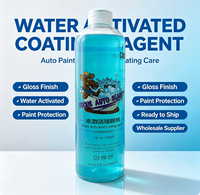 Agent de revêtement activé par l'eau, protecteur de peinture automobile et de verre, booster de brillance hydrophobe, spray anti-poussière, entretien automobile
