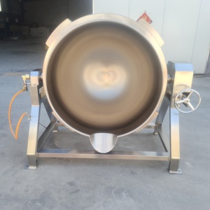 Pentola a Vapore per Carne e Verdure, Bollitore con Rivestimento, Mixer in Acciaio Inox 304, Riscaldamento a Gas/Elettrico/Vapore - Product Image 3