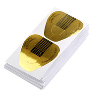 Suministros Profesionales para Arte de Uñas, Moldes Autoadhesivos para Extensión de Uñas con Gel Constructor