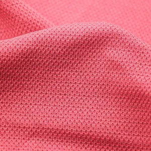 Antistatik kumaş örgü atkı Polyester elektrikli iplik anti-statik fitil kuru Fit kilit pike örgü kumaş spor T-Shirt için