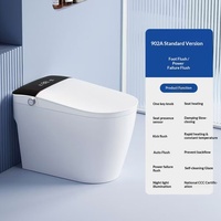 Nouvelle toilette intelligente entièrement automatique, à poser au sol, ergonomique, avec restriction de pression d'eau, multifonctionnelle
