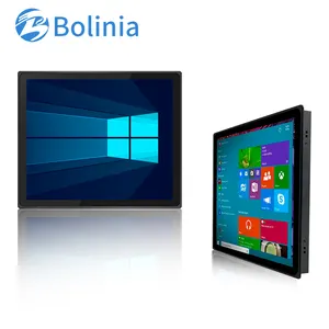 Fabrika 19 inç generation2 i5 endüstriyel dokunmatik ekran monitör X86 hepsi bir arada pc fansız endüstriyel mini pc