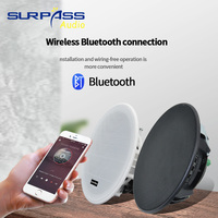 BT610 SURPASS Système de Haut-Parleurs de Plafond Actifs Sans Fil Bluetooth à Son Musical Haute Fidélité pour Home Cinéma/Hôtel