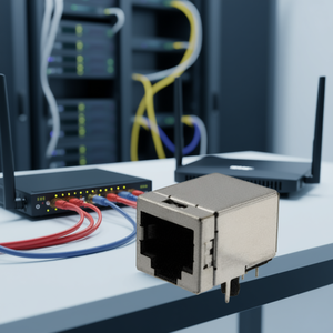 Conector Hembra RJ45 Blindado para PCB, Interfaz de Red Ethernet para Montaje en Placa - Product Image 2