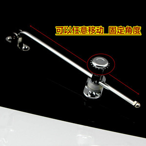Support de porte de placard réglable en acier inoxydable, limiteur de porte, accessoire de quincaillerie de fixation - Product Image 3