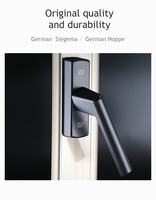 Fenêtres inclinables et tournantes en bois revêtues d'aluminium Garnitures en bois revêtues d'aluminium Slimline standard personnalisées
